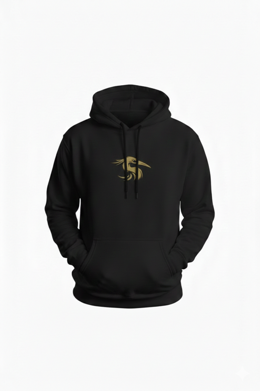 Gold Crane Streetwear Hoodie